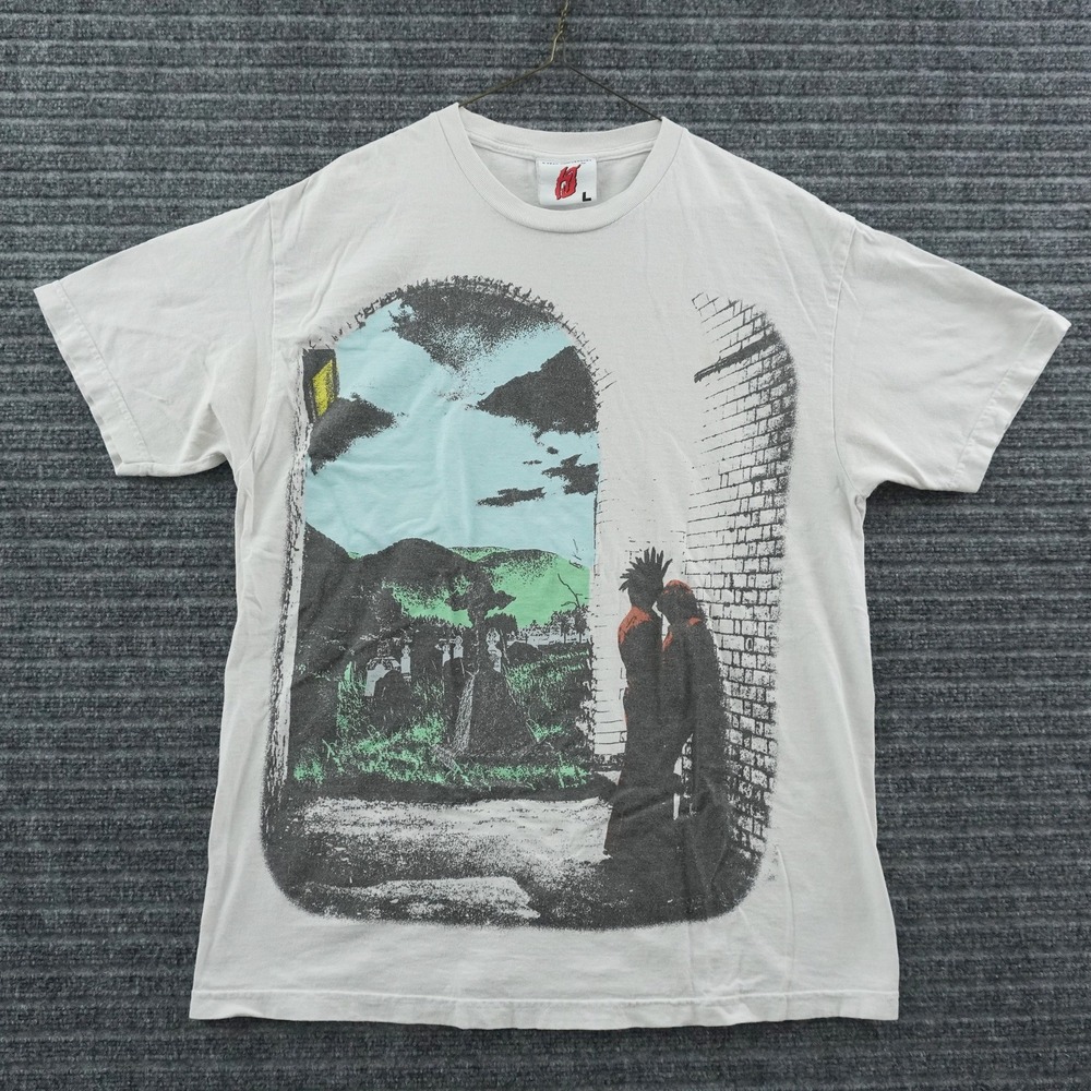 Hard Jewelry T-Shirt Mens L White 6 Year Anniversary Graphic Tee
